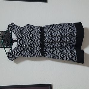 junior dresses black and white Katie J NYC Juniors Teagan Dress Black/White / Juniors/Women XS